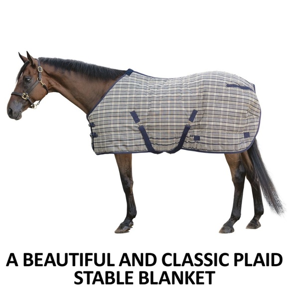 SCHNEIDERS Dura-Tech® Hunt Club Plaid Medium Weight Stable Blanket 78 Plaid - Picture 1 of 6
